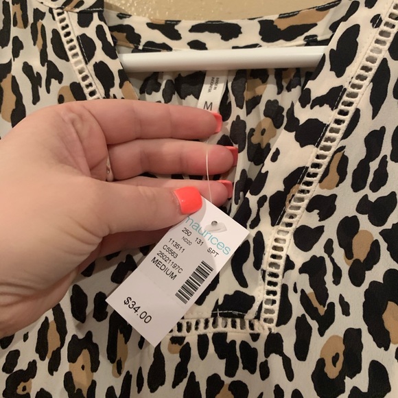 Thin leopard blouse - Picture 2 of 3